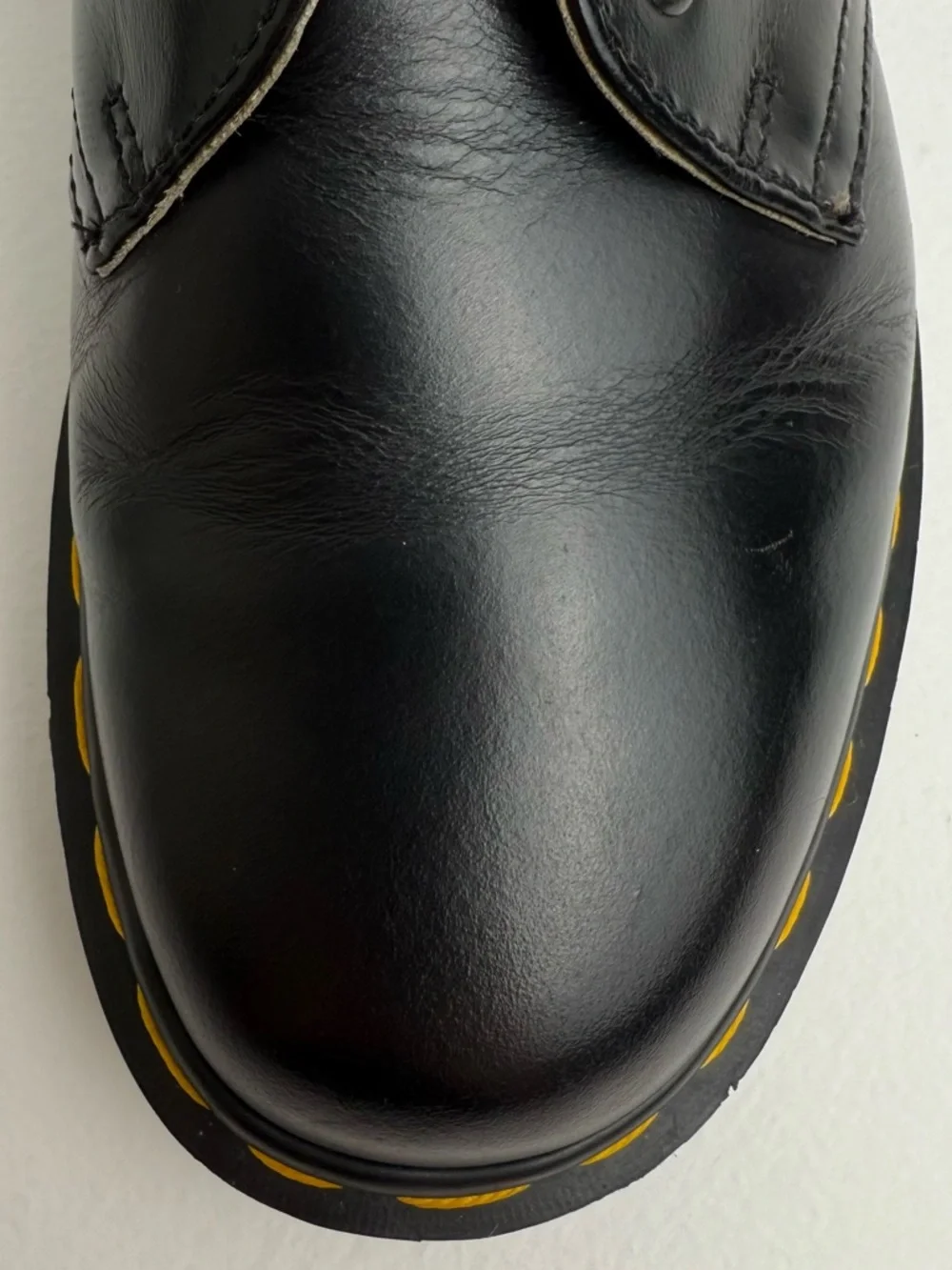 Vintage Dr. Martens England 1461 Black Smooth Leather MIE Oxfords UK 4 - Picture 8 of 16